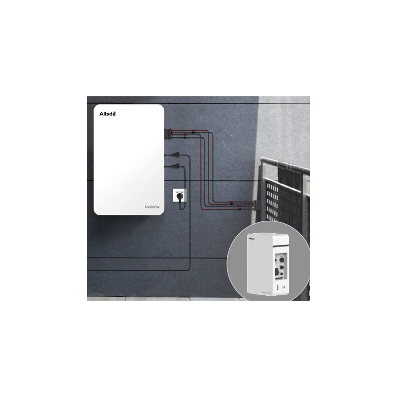 Allsda Balkonopslagbatterij Allsda Balkonopslagbatterij